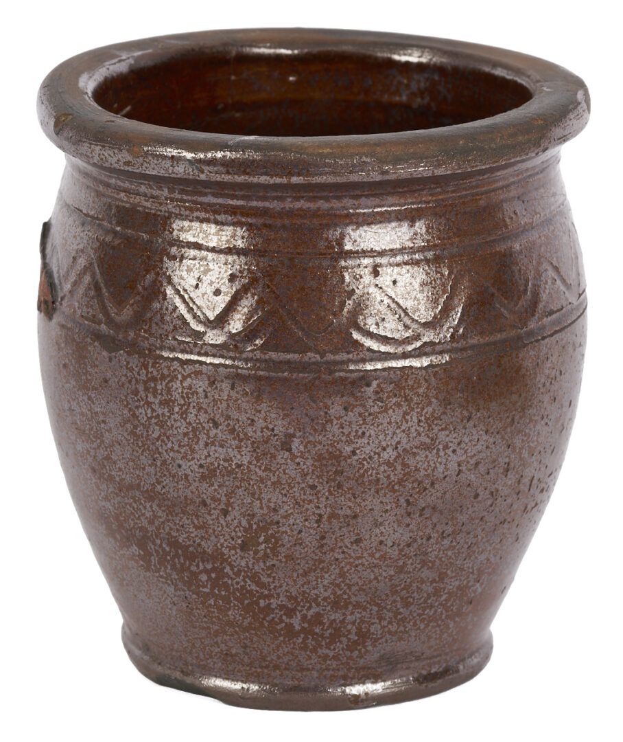 Lot 237: East TN Earthenware Jar, Attr. Cain Pottery