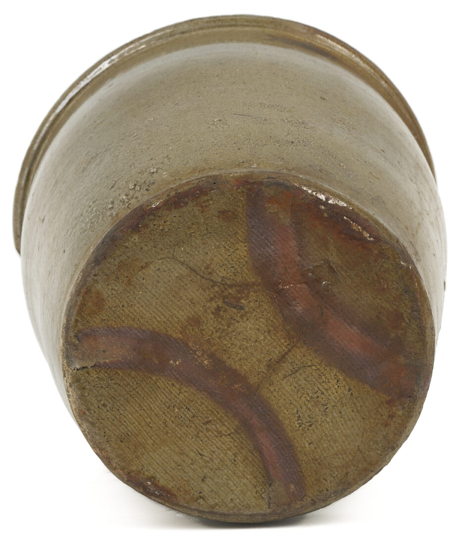 Lot 239: East Tennessee Pottery Jar, M. P. Harmon