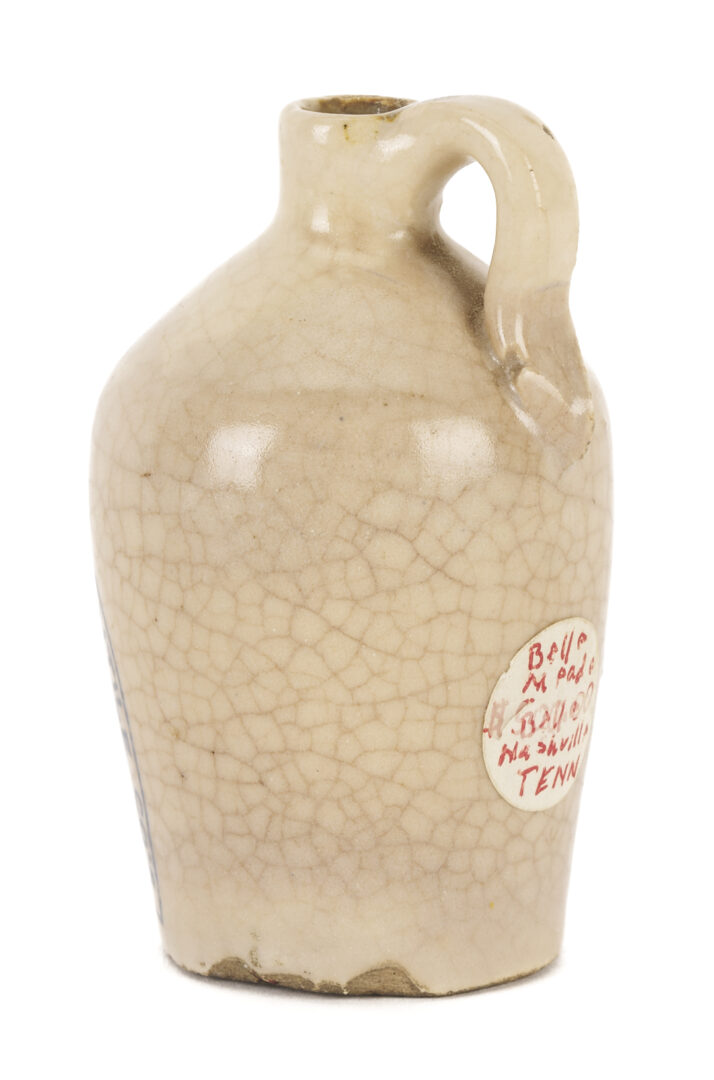 Lot 243: Miniature Whiskey Jug, Belle Meade – Nashville