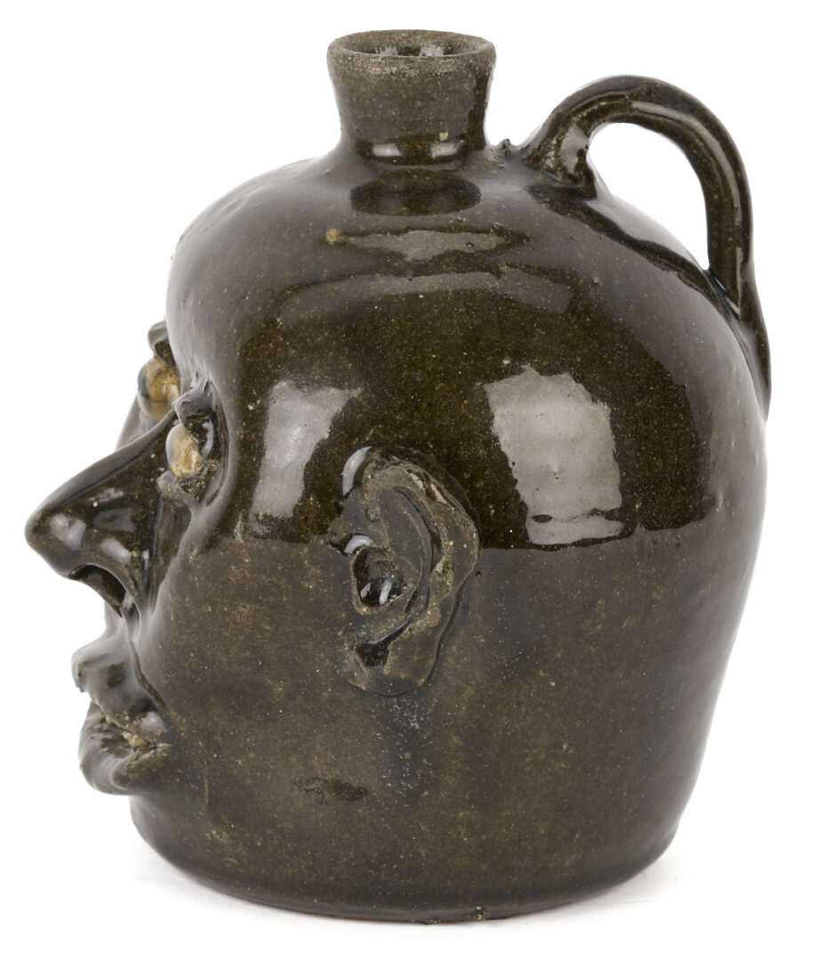 Lot 244: Lanier Meaders Folk Art Pottery Face Jug