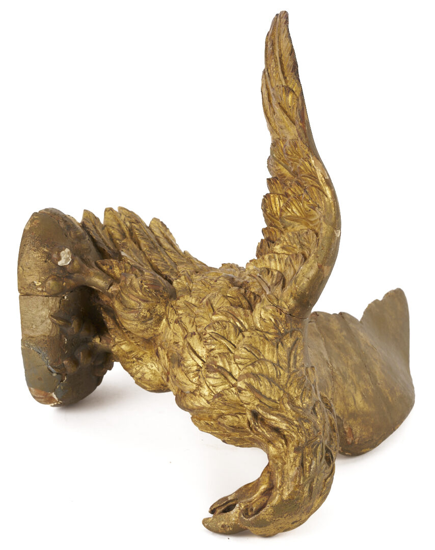 Lot 250: American Gilt Carved Figural Eagle