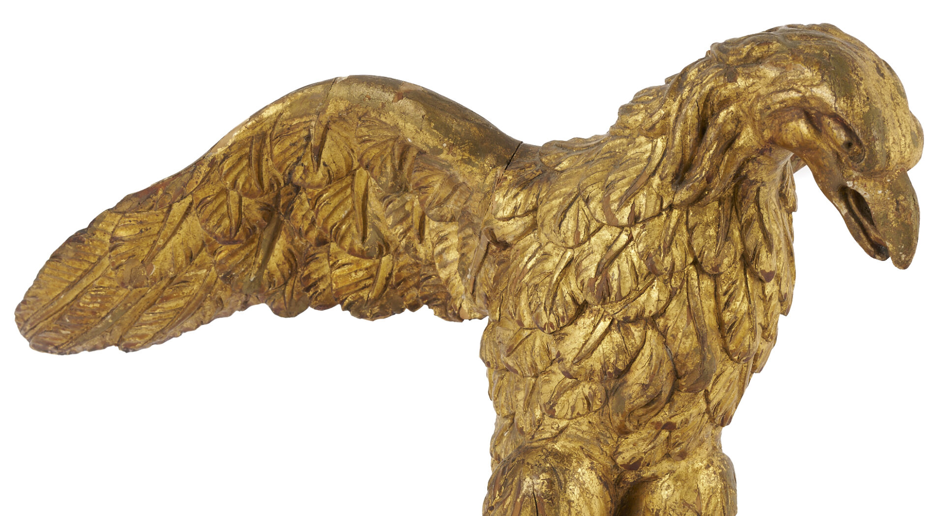 Lot 250: American Gilt Carved Figural Eagle