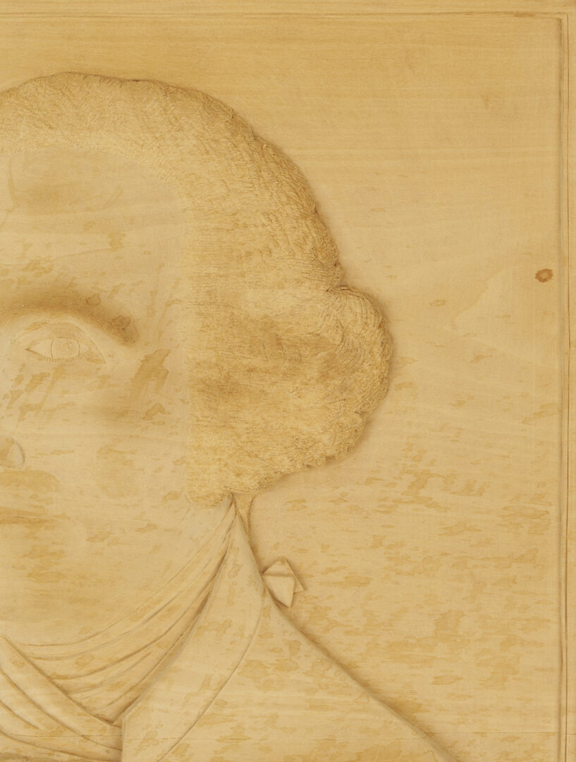 Lot 251: Stephen Iwasko Bas Relief Portrait of George Washington