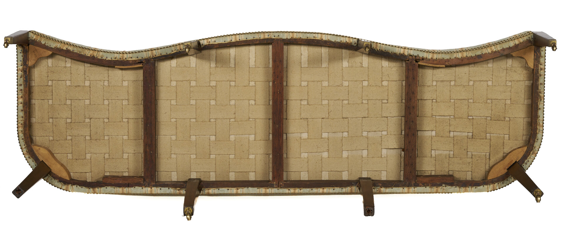 Lot 264: New England Hepplewhite Serpentine Sofa