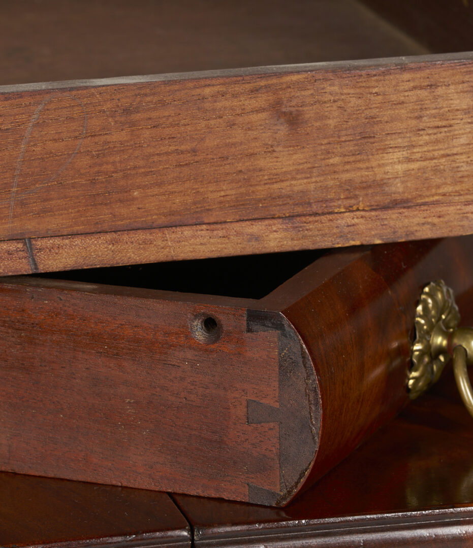 Lot 269: American Mahogany Classical Sewing Table