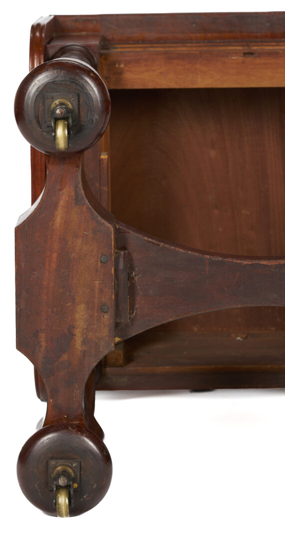 Lot 269: American Mahogany Classical Sewing Table