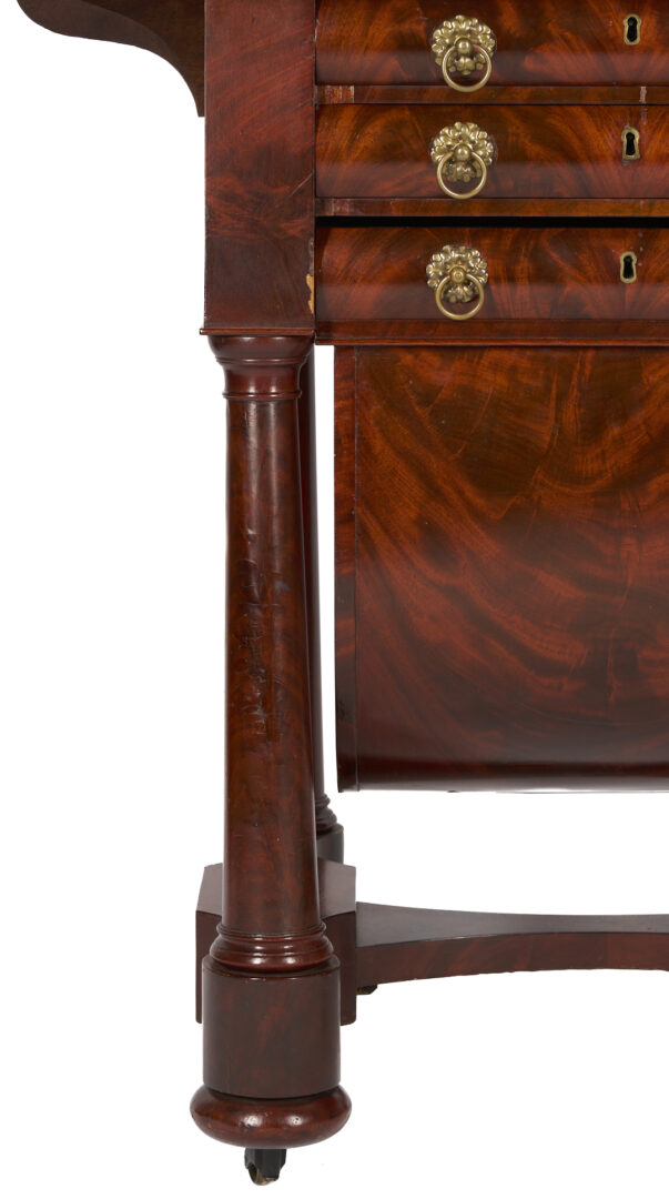 Lot 269: American Mahogany Classical Sewing Table