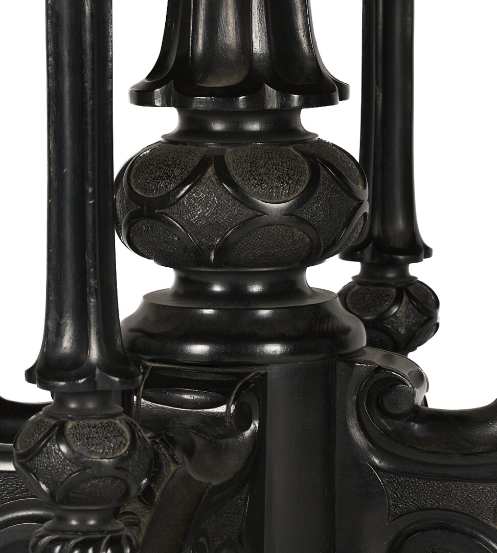 Lot 272: Victorian Ebonized Center Table