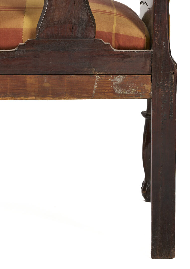 Lot 273: English or Dutch Colonial Chair Back Settee c. 1760