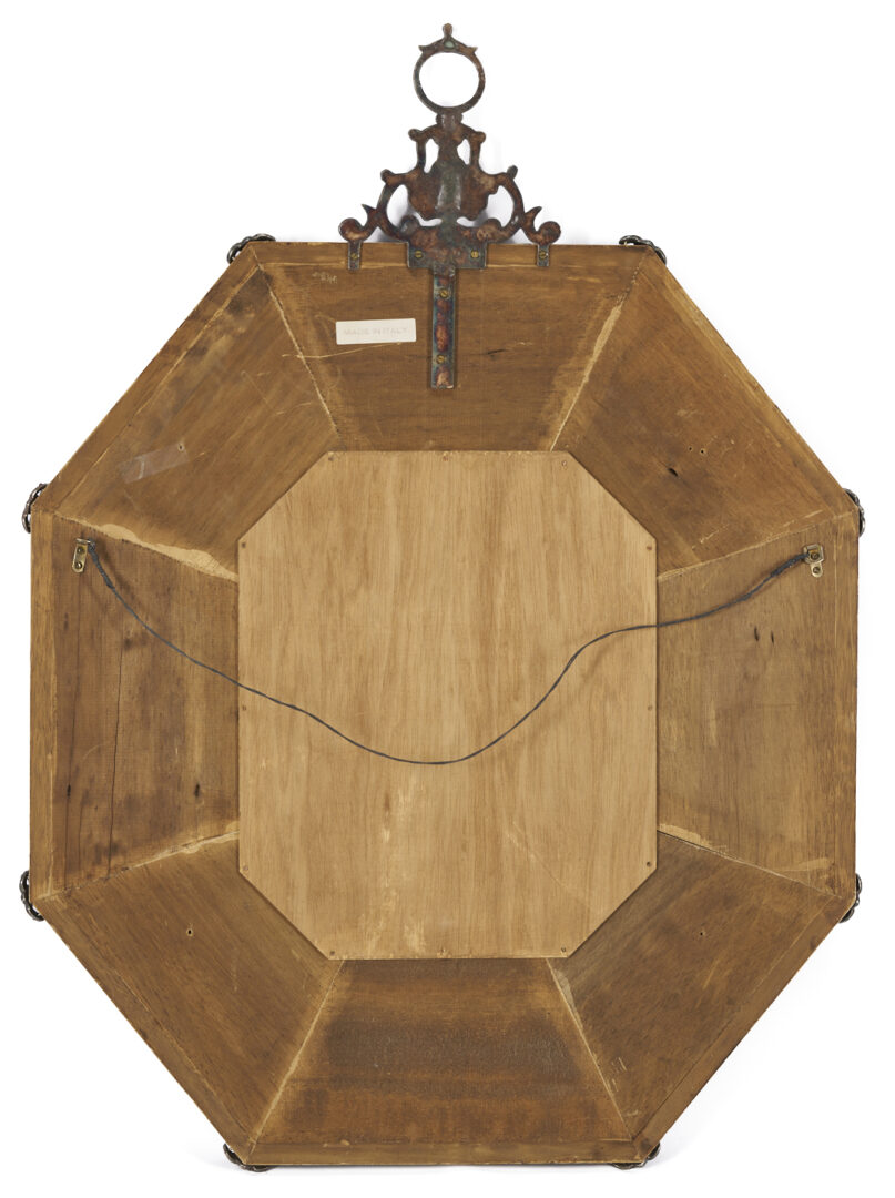 Lot 279: Octagonal Venetian Glass Mirror