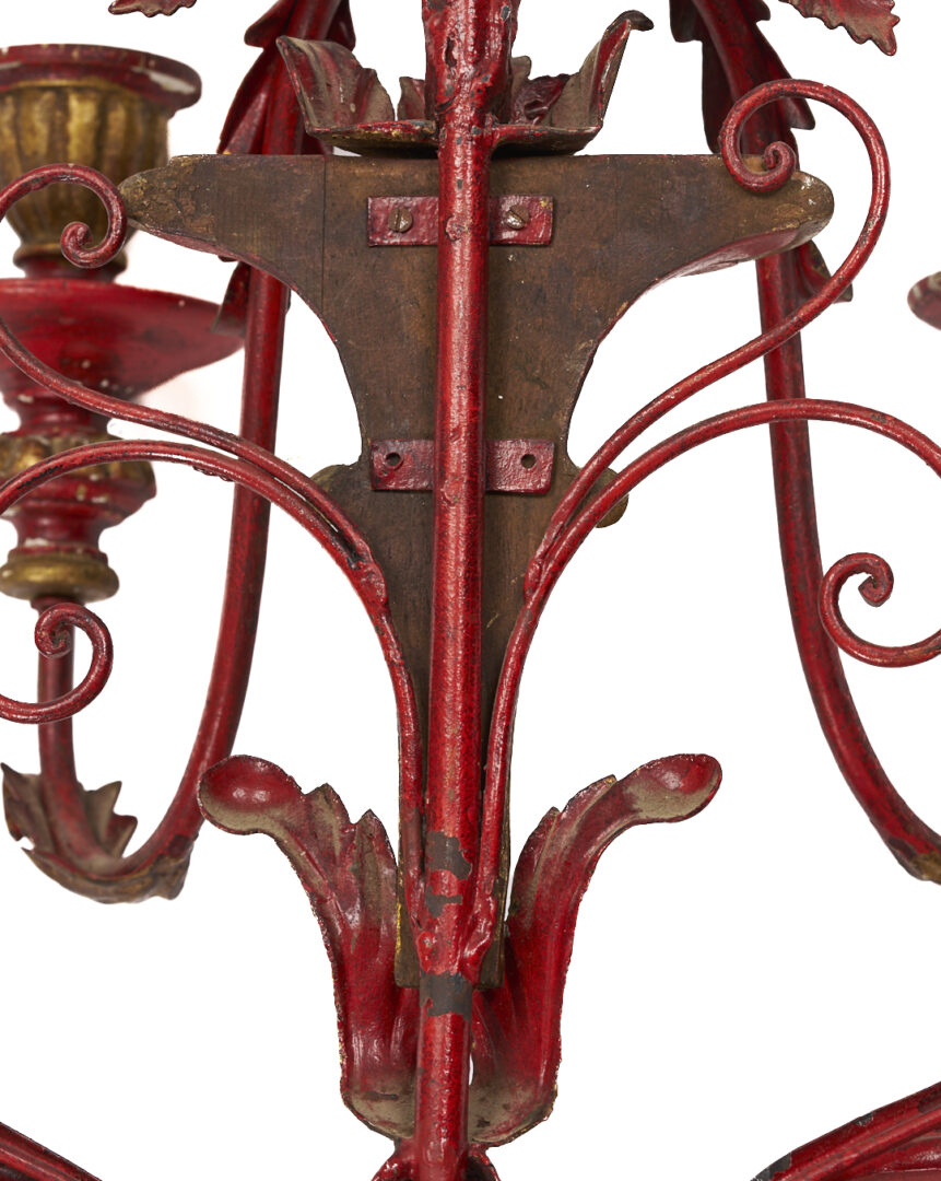 Lot 285: Large Italian Tole Sconce