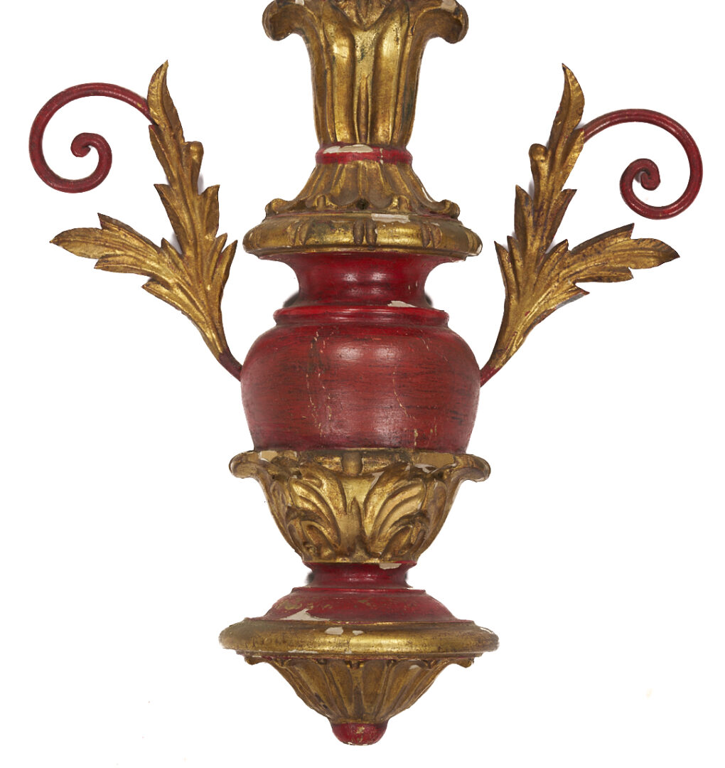 Lot 285: Large Italian Tole Sconce