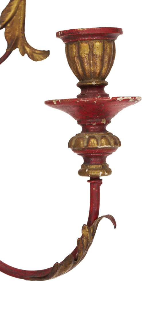 Lot 285: Large Italian Tole Sconce