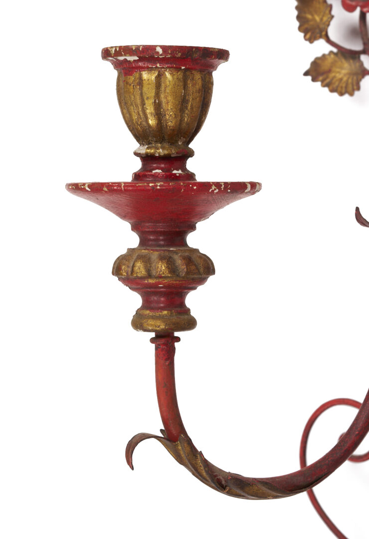 Lot 285: Large Italian Tole Sconce