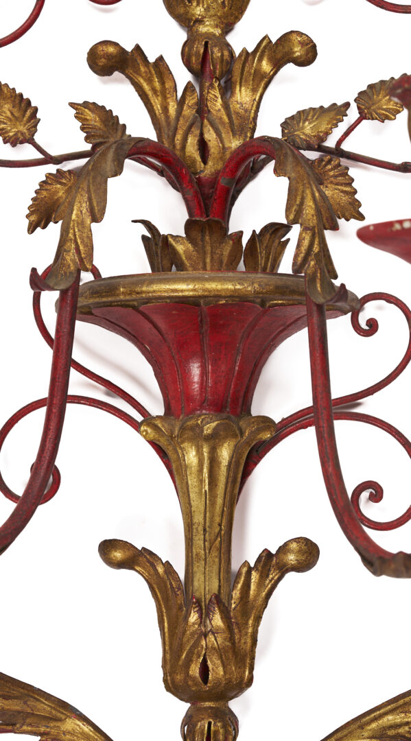 Lot 285: Large Italian Tole Sconce