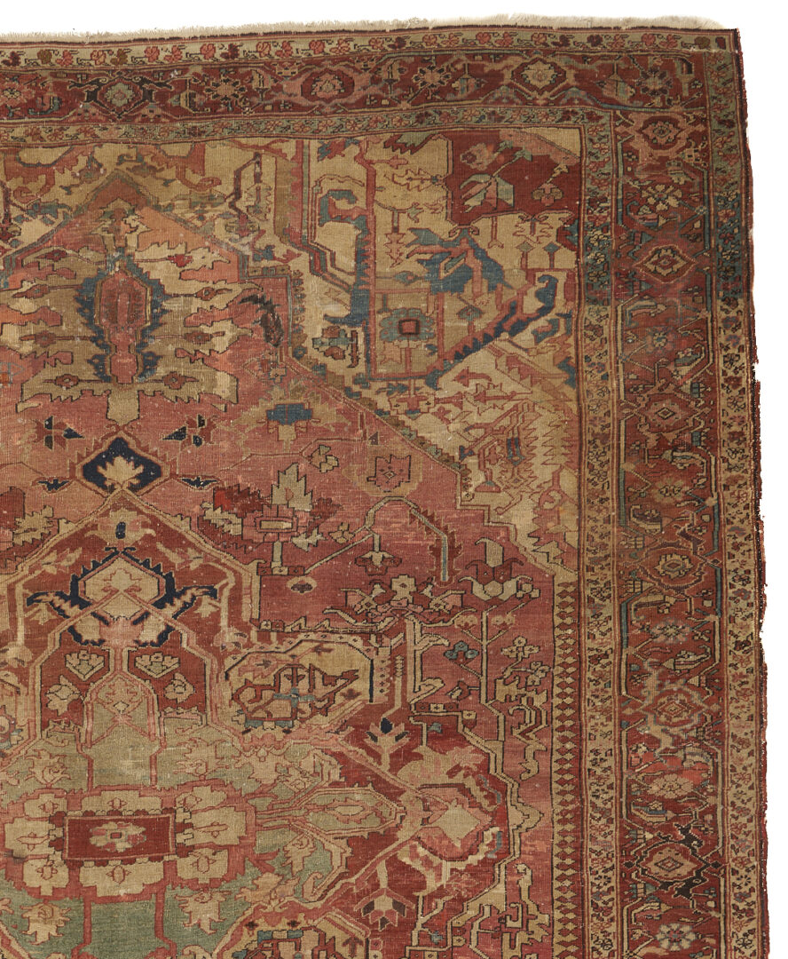 Lot 291: Antique Persian Serapi Carpet, 9' x 12'