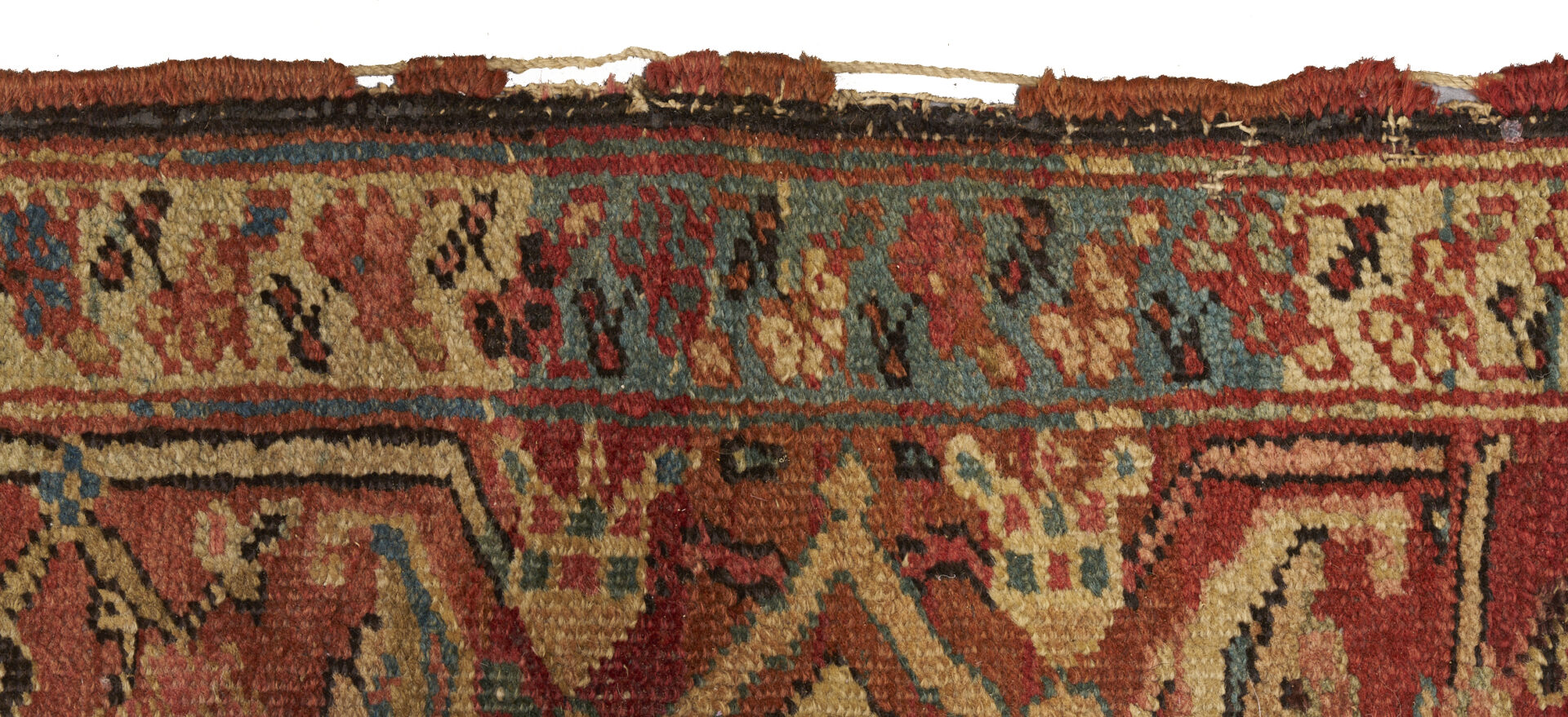 Lot 291: Antique Persian Serapi Carpet, 9' x 12'