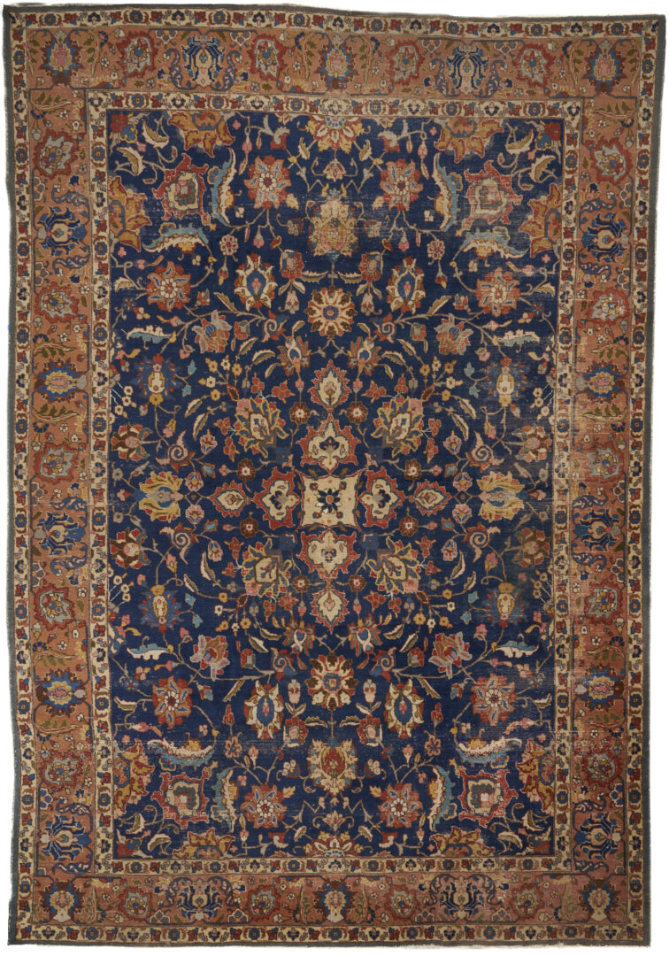 Lot 292: Antique Persian Serapi Carpet, 8' x 14'