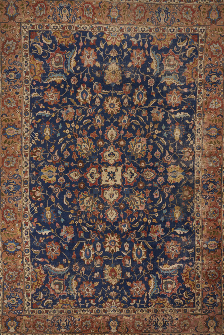 Lot 292: Antique Persian Serapi Carpet, 8' x 14'