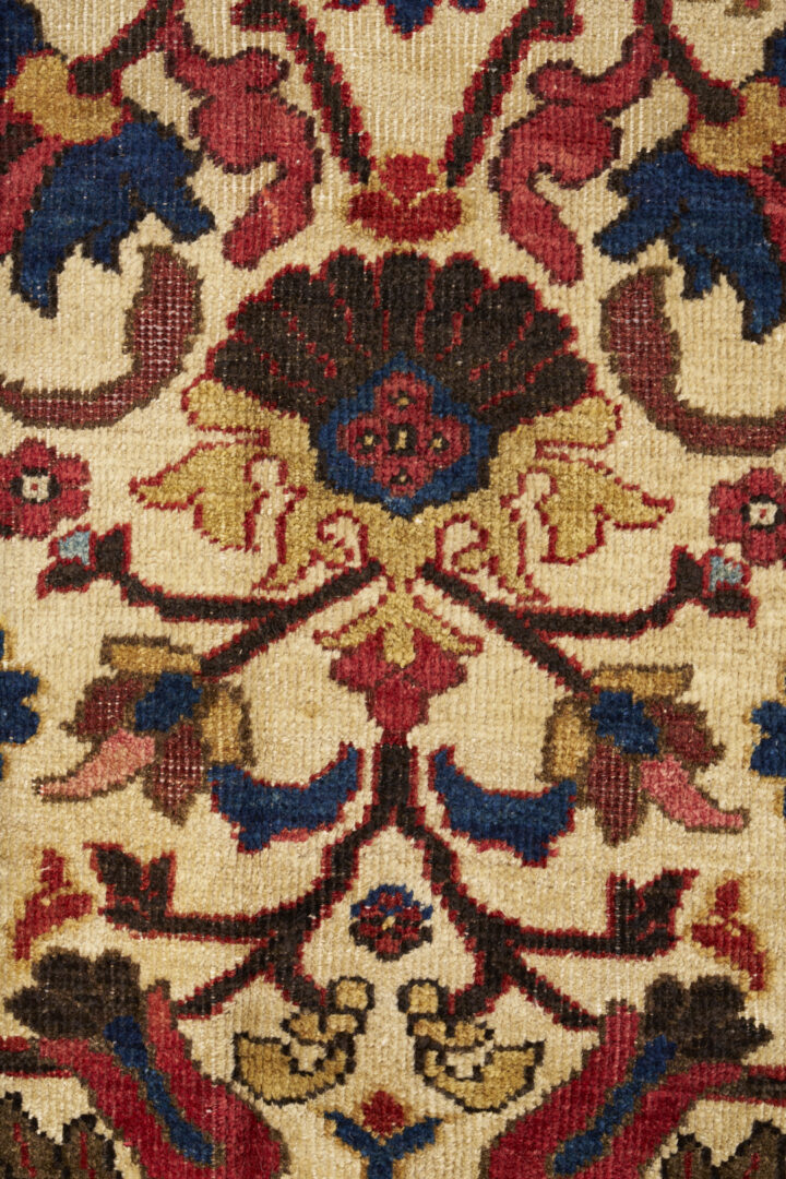 Lot 293: Persian Farahan Sarouk or Mashad Carpet, 12.5 ft x 11.5 ft