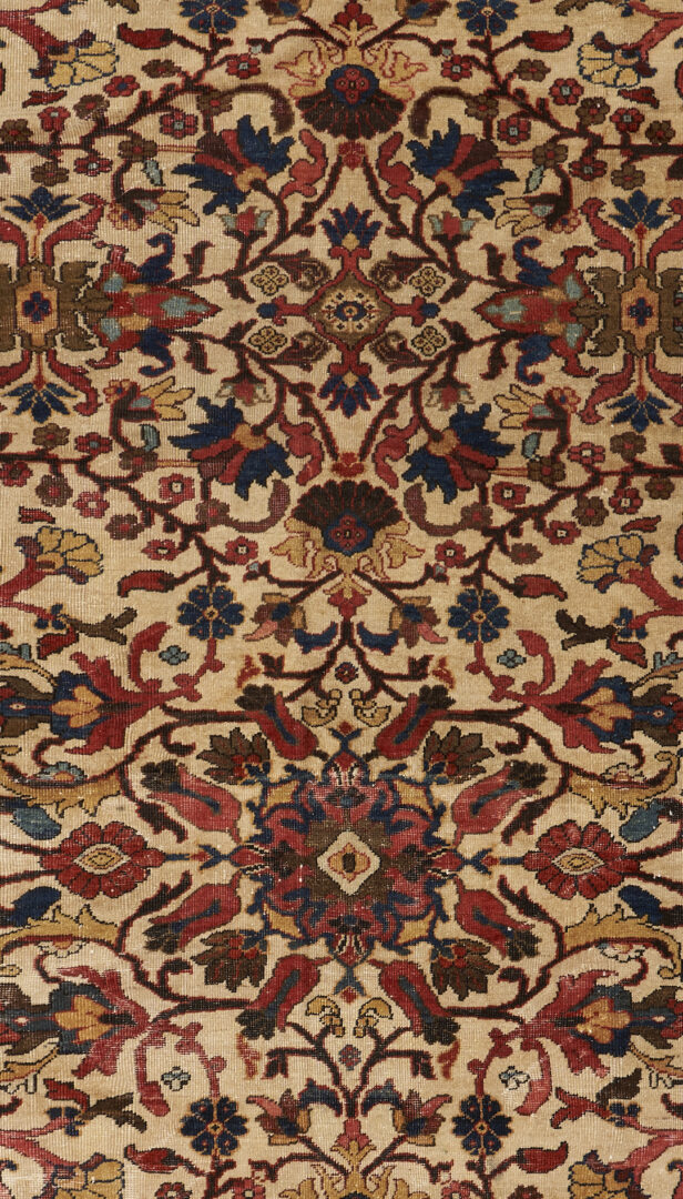 Lot 293: Persian Farahan Sarouk or Mashad Carpet, 12.5 ft x 11.5 ft