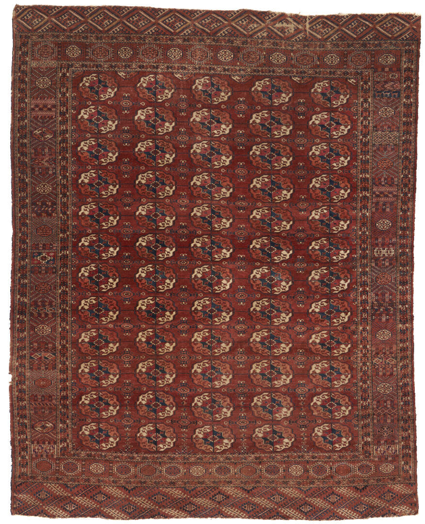 Lot 294: Antique Tekke Turkmen Main Carpet, circa 1870's