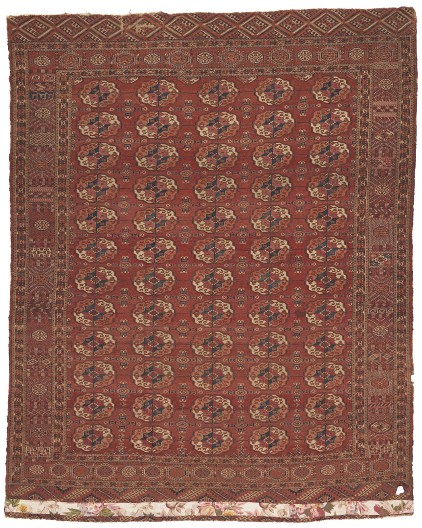 Lot 294: Antique Tekke Turkmen Main Carpet, circa 1870's