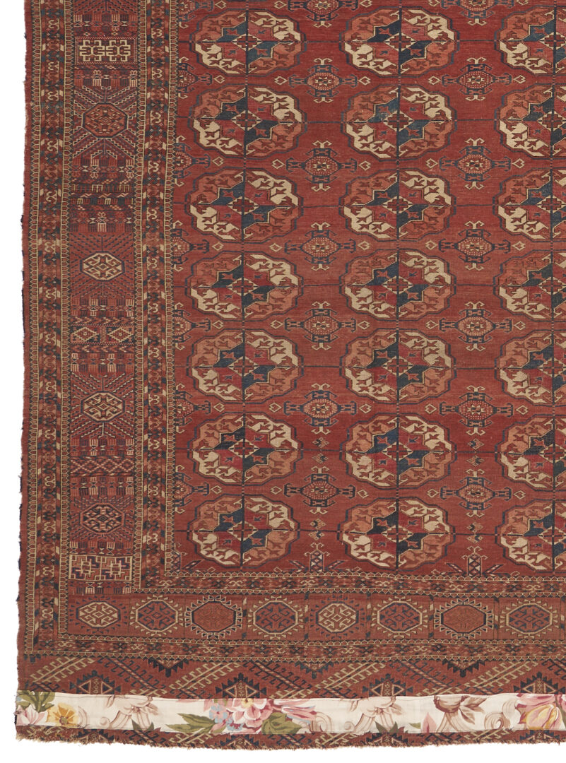 Lot 294: Antique Tekke Turkmen Main Carpet, circa 1870's