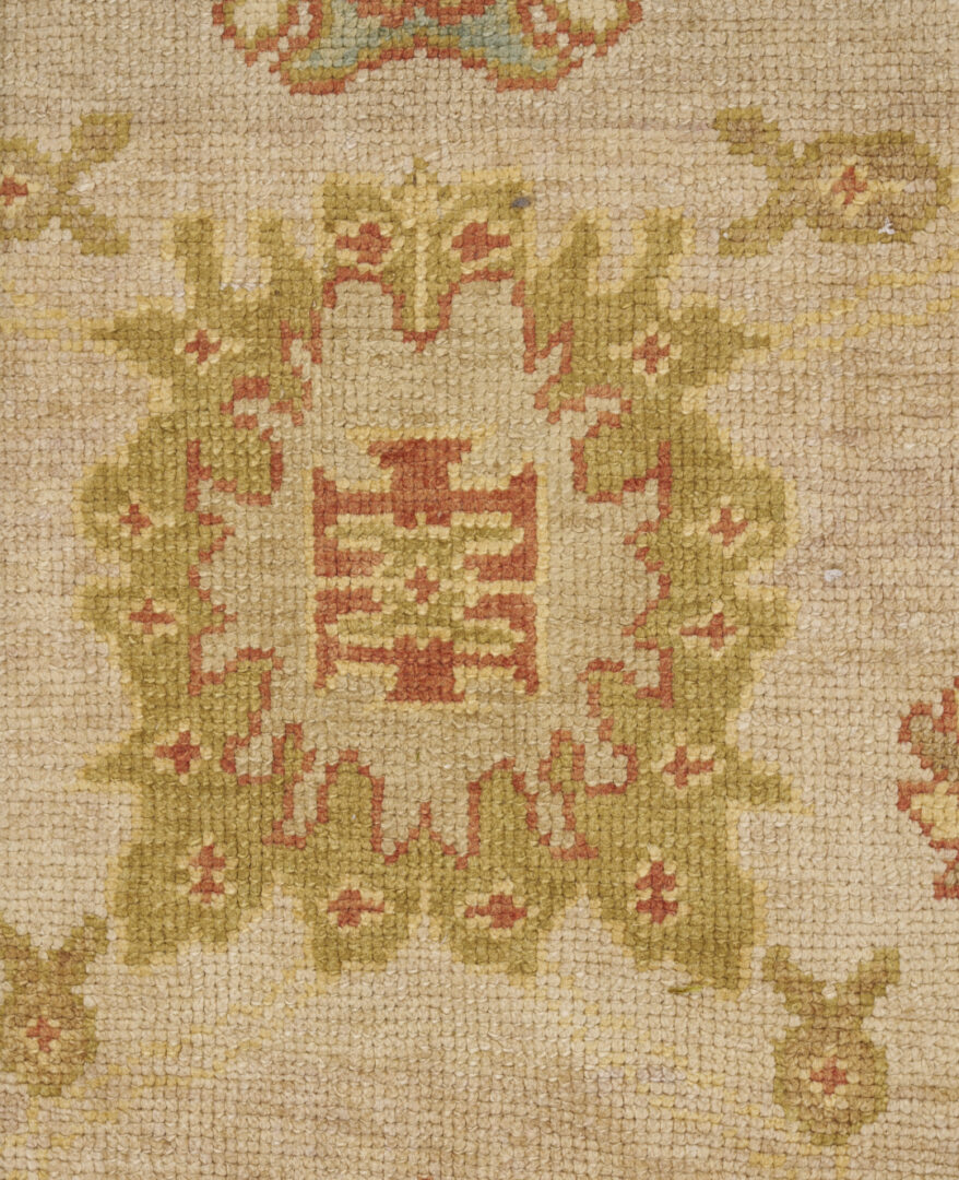 Lot 296: Turkish Oushak Carpet, 9' x 8'