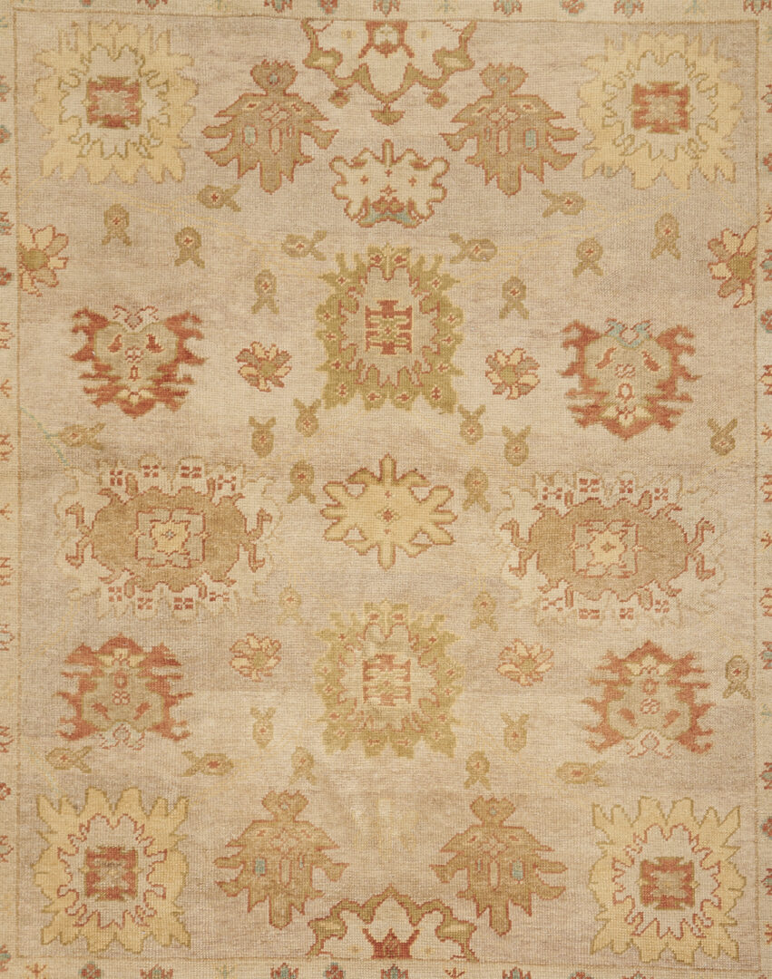 Lot 296: Turkish Oushak Carpet, 9' x 8'