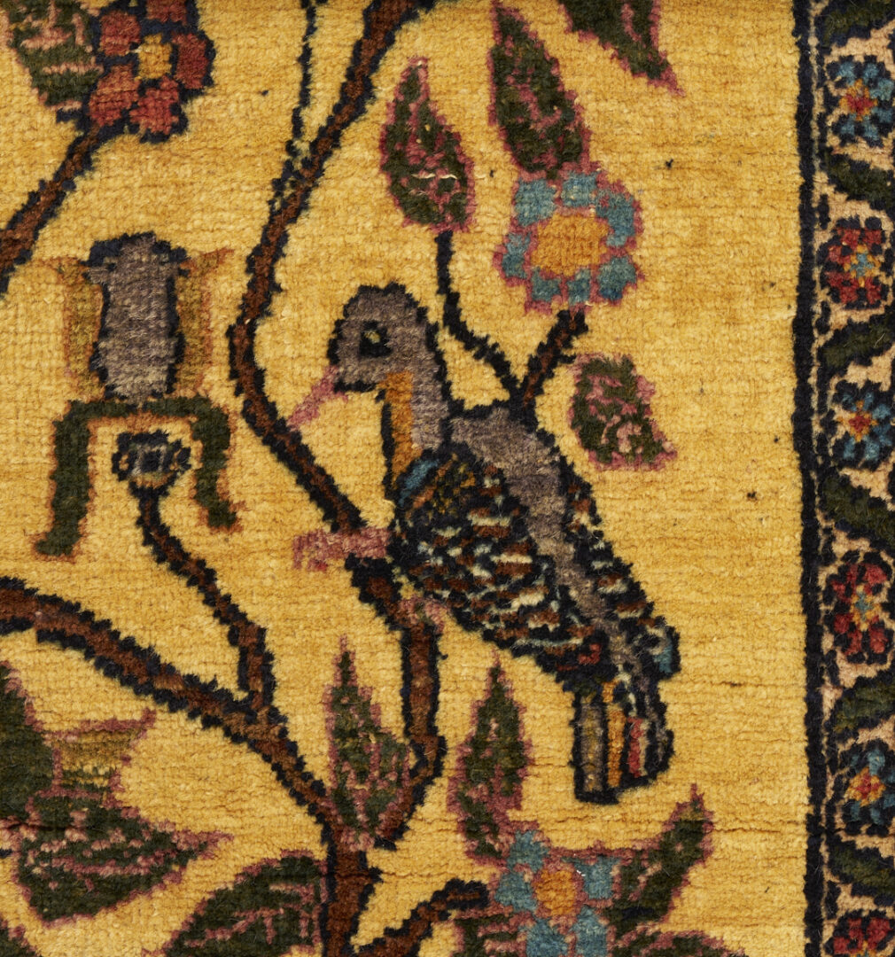 Lot 297: Persian Pictorial Tree of Life Rug