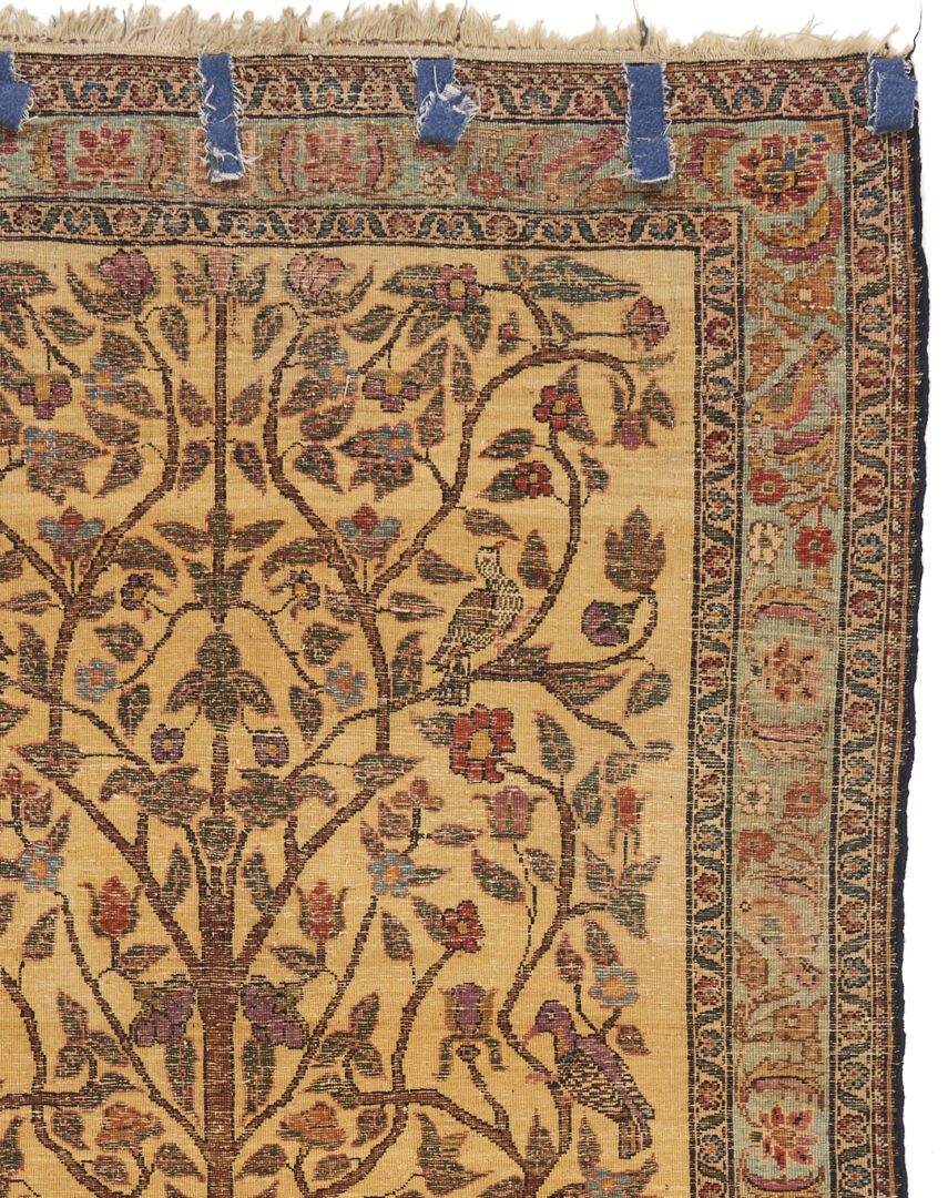 Lot 297: Persian Pictorial Tree of Life Rug