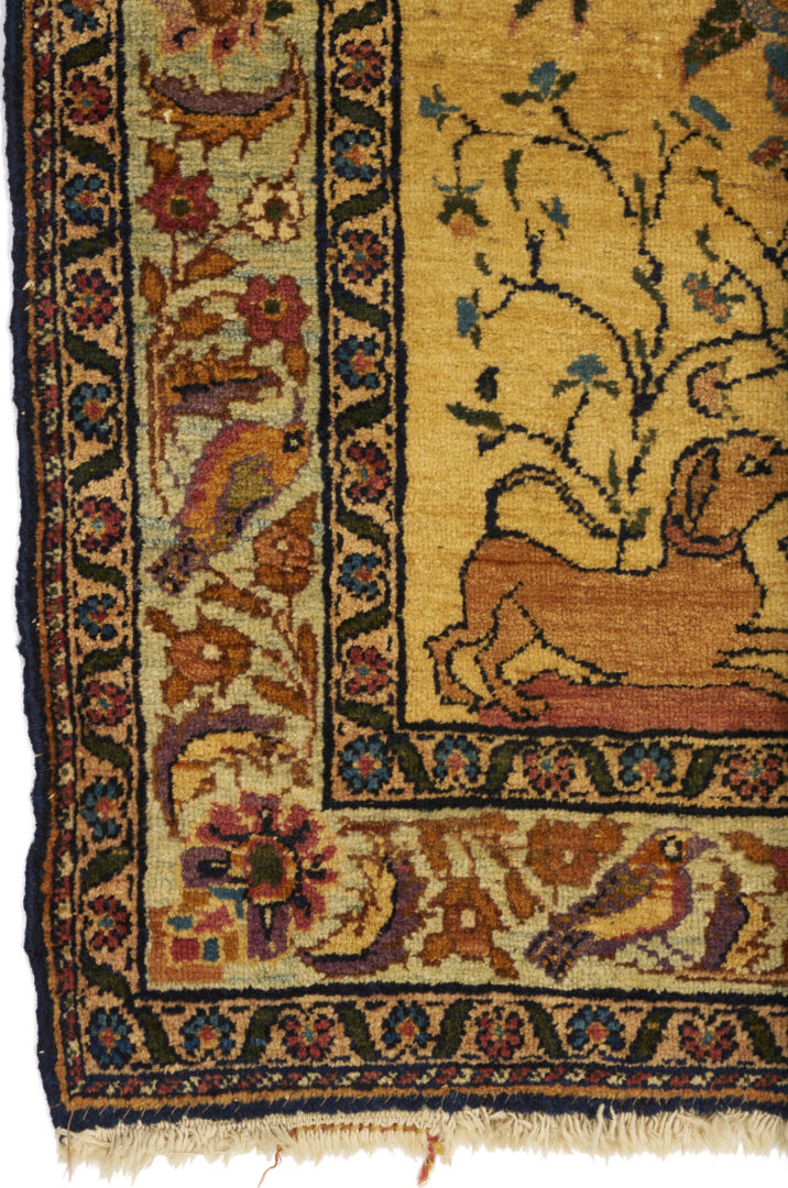 Lot 297: Persian Pictorial Tree of Life Rug