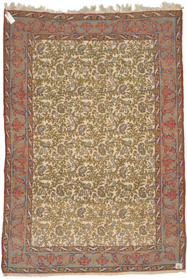 Lot 298: Antique Persian Kashan Main Carpet, 9 ft x 6 ft