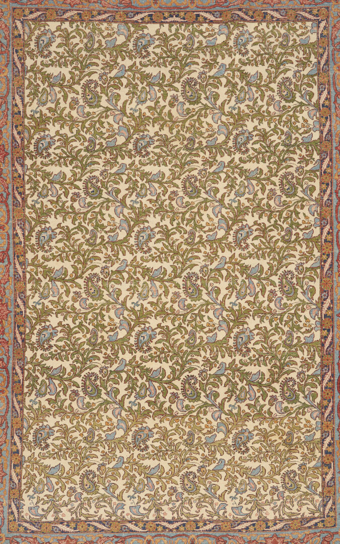 Lot 298: Antique Persian Kashan Main Carpet, 9 ft x 6 ft