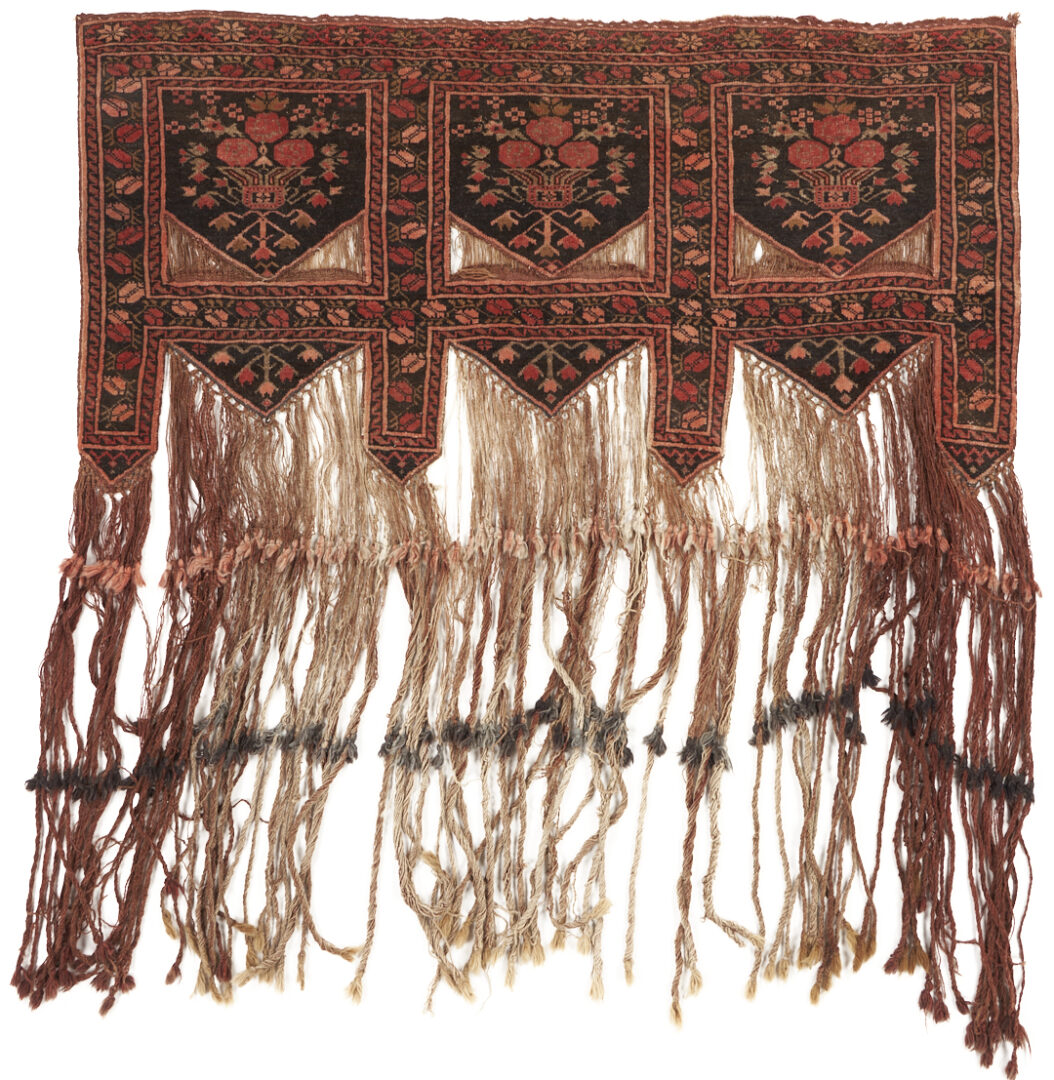 Lot 299: Antique Turkmen Tekke Khalyk, Flower Basket Design