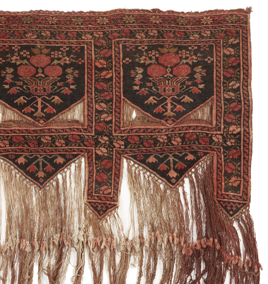 Lot 299: Antique Turkmen Tekke Khalyk, Flower Basket Design