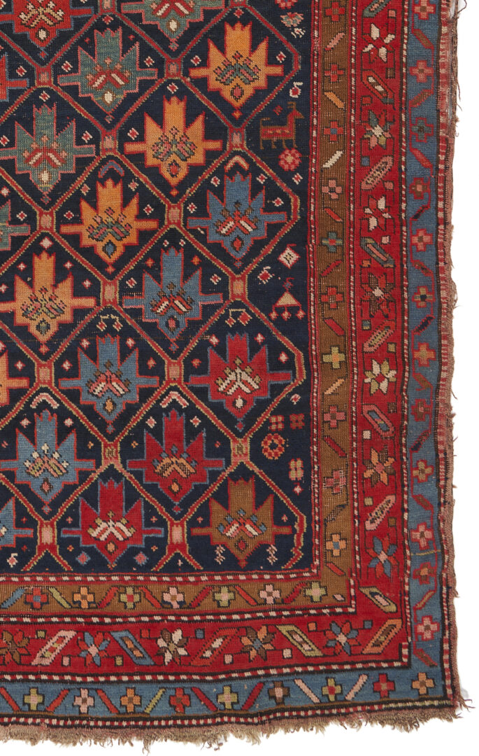 Lot 300: Antique Caucasian Daghestan Village Prayer Rug