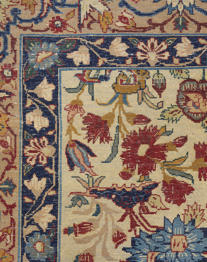 Lot 301: Antique Iranian Isfahan Area Rug