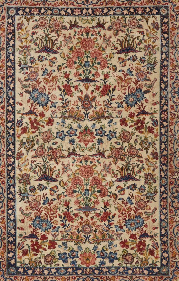 Lot 301: Antique Iranian Isfahan Area Rug