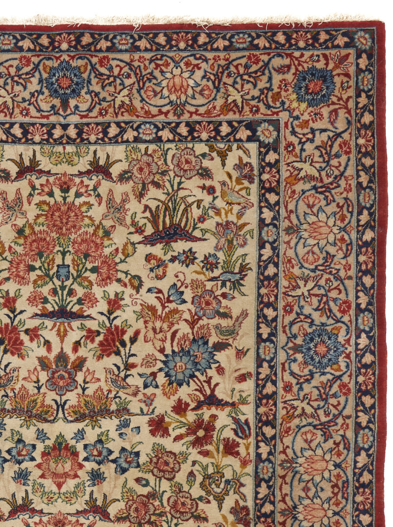 Lot 301: Antique Iranian Isfahan Area Rug