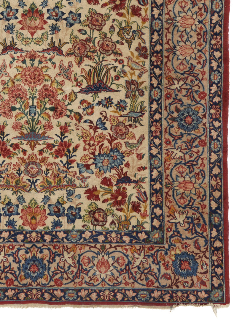 Lot 301: Antique Iranian Isfahan Area Rug