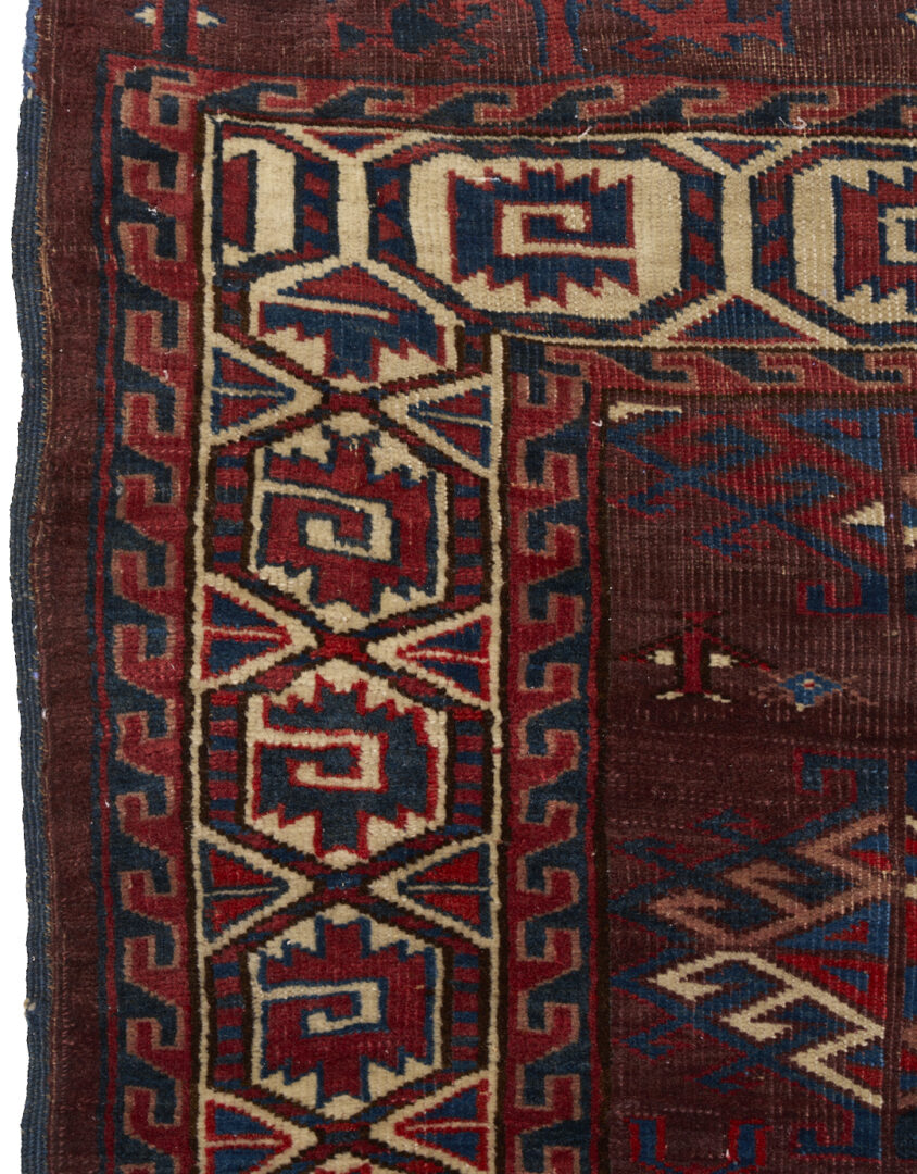 Lot 305: Antique Turkmen Yomud or Yomut Main Carpet