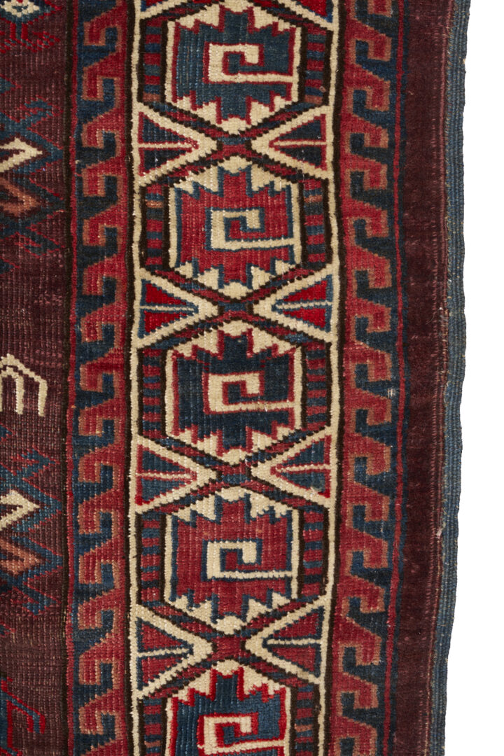 Lot 305: Antique Turkmen Yomud or Yomut Main Carpet