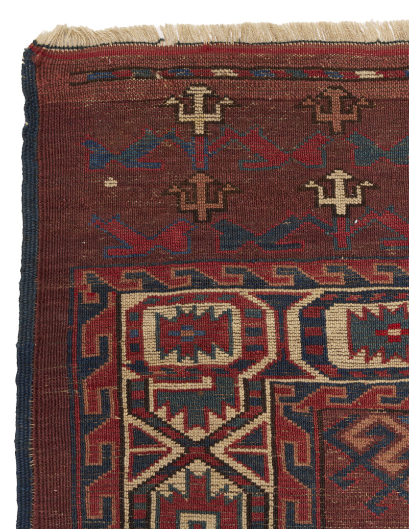 Lot 305: Antique Turkmen Yomud or Yomut Main Carpet