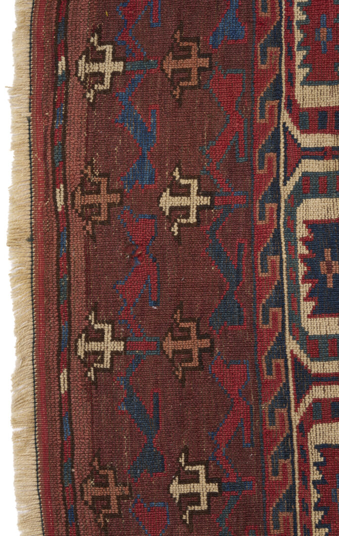 Lot 305: Antique Turkmen Yomud or Yomut Main Carpet