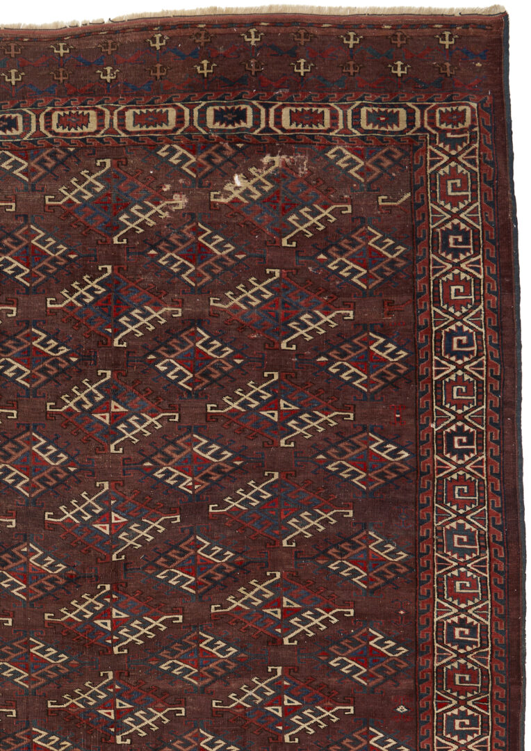 Lot 305: Antique Turkmen Yomud or Yomut Main Carpet