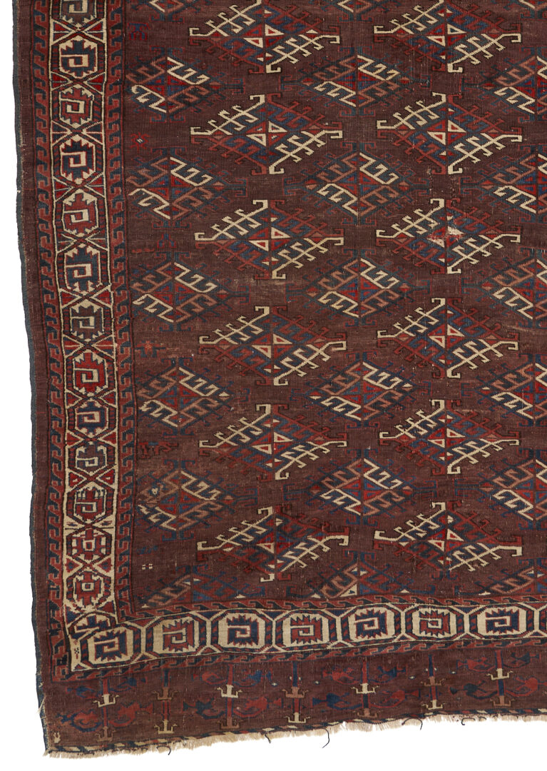 Lot 305: Antique Turkmen Yomud or Yomut Main Carpet