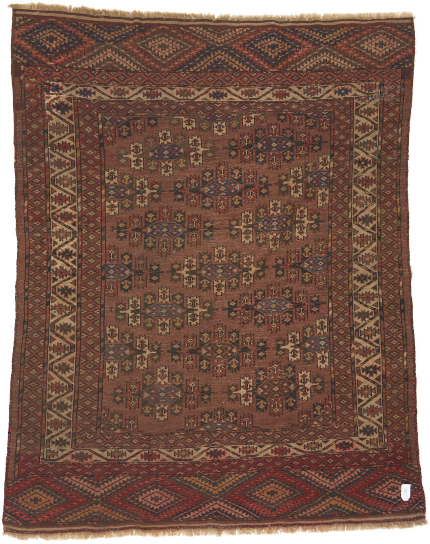 Lot 306: Antique Yomud or Yomut Turkmen Ensi Rug