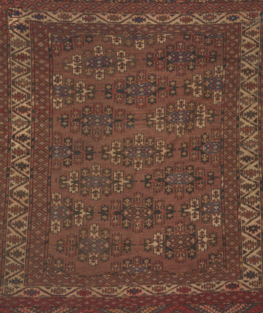 Lot 306: Antique Yomud or Yomut Turkmen Ensi Rug